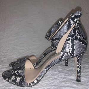 Snake skin heels